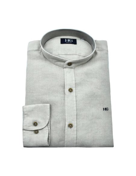 CAMISA LINO CUELLO MAO