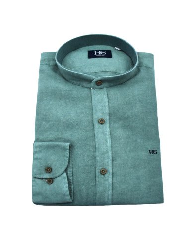 CAMISA LINO CUELLO MAO