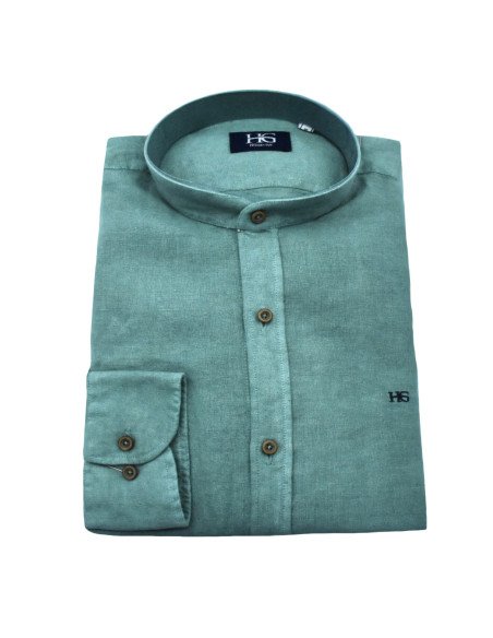 CAMISA LINO CUELLO MAO