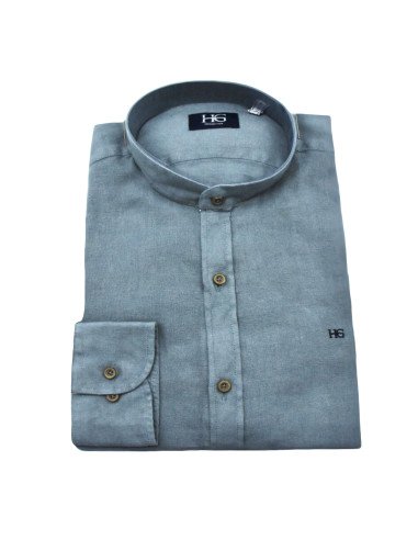CAMISA LINO CUELLO MAO