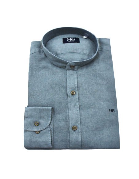 CAMISA LINO CUELLO MAO