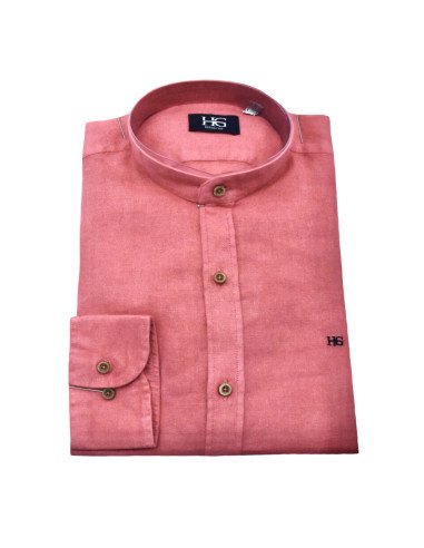 CAMISA LINO CUELLO MAO