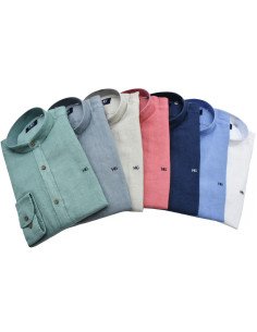 CAMISA LINO CUELLO MAO 2