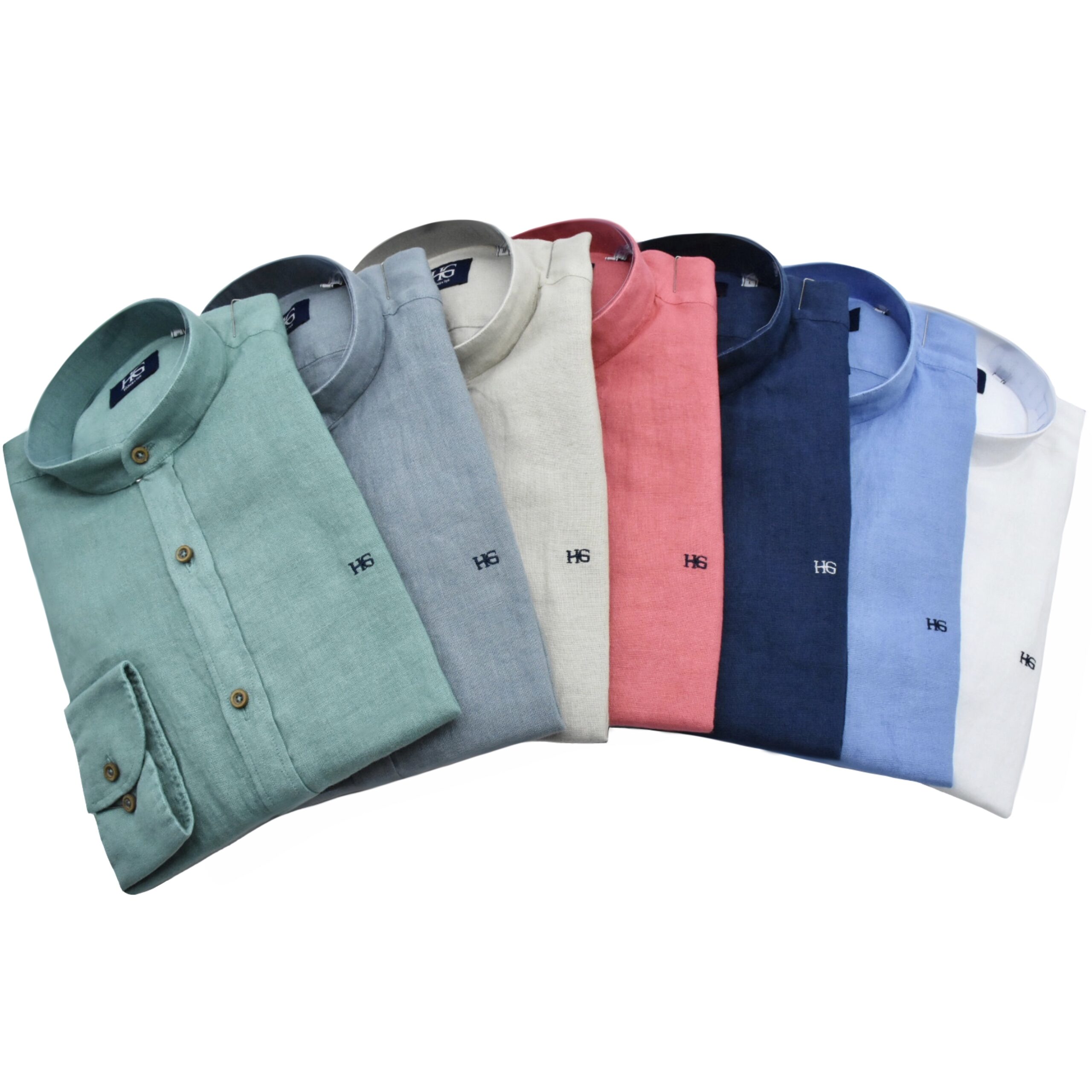 CAMISA LINO CUELLO MAO